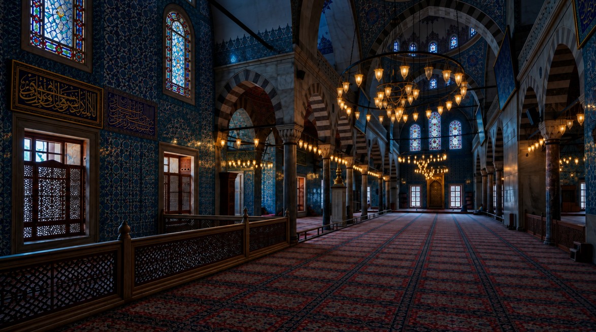 Beautiful Mosque Interior